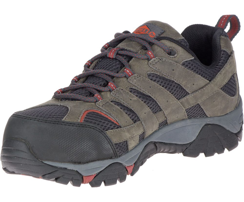Tenis Homem - Merrell Moab Vertex Vent Comp Toe - Marrom - QPZ574912